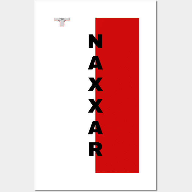 Naxxar City in Malta Flag Vertical Wall Art by aybe7elf